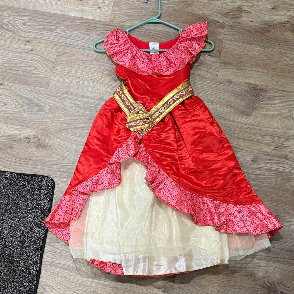 Disney Red and Gold Princess Costume - Elena of Avalor